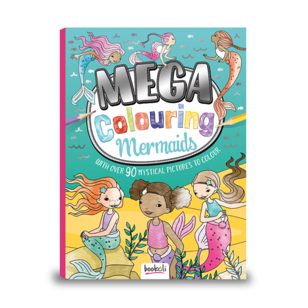 Bookoli Mega Colouring: Mermaids Colouring Book MEG-2