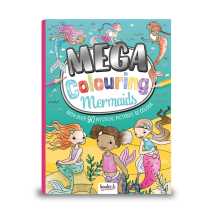 Bookoli Mega Colouring: Mermaids Colouring Book MEG-2