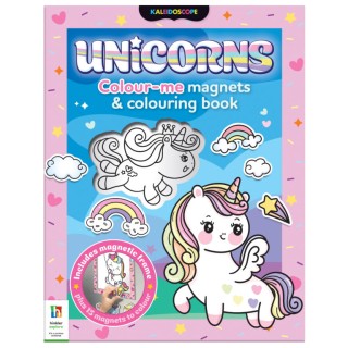 Mathv Kaleidoscope Colour-Me Magnets: Magical Unicorns Colouring Book με Μαγνήτες KMM-02