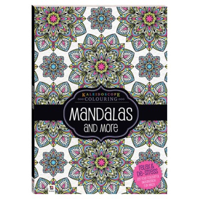 Mathv Kaleidoscope Colouring Book 72pp: Mandalas and More Colouring Book KAL-4