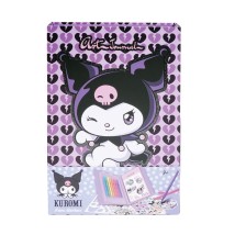 HAPPIHOBBI ART JOURNAL KUROMI ΜΕ NEON ΜΑΡΚΑΔΟΡΟΙ