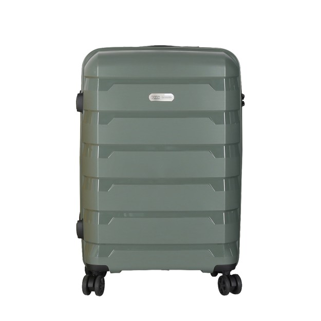 Polo Tokyo PP Trolley Μεσαία Βαλίτσα Ταξιδίου Σκληρή Χακί 62Lt Υ.65cm Μ.40cm Π.36cm +5cm 9-65-003-6500