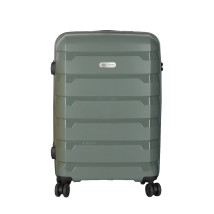 Polo Tokyo PP Trolley Μεσαία Βαλίτσα Ταξιδίου Σκληρή Χακί 62Lt Υ.65cm Μ.40cm Π.36cm +5cm 9-65-003-6500