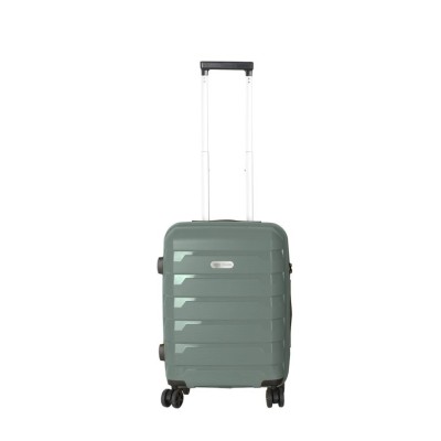 Polo Tokyo PP Trolley Μικρή Βαλίτσα Ταξιδίου Καμπίνας Σκληρή Χακί 32Lt Υ.55cm Μ.36cm Π.23cm 9-65-002-6500