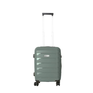 Polo Tokyo PP Trolley Μικρή Βαλίτσα Ταξιδίου Καμπίνας Σκληρή Χακί 32Lt Υ.55cm Μ.36cm Π.23cm 9-65-002-6500