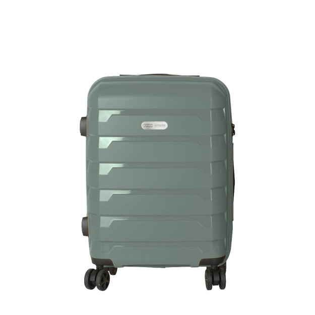 Polo Tokyo PP Trolley Μικρή Βαλίτσα Ταξιδίου Καμπίνας Σκληρή Χακί 32Lt Υ.55cm Μ.36cm Π.23cm 9-65-002-6500