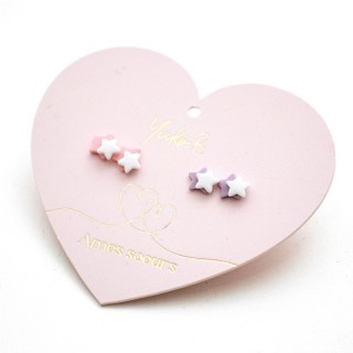 Yuko B. Soulmate Σκουλαρίκια Αστέρια Stainless Steel YB-500-368