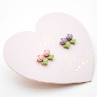 Yuko B. Soulmate Σκουλαρίκια Λουλούδι Aurelia Stainless Steel YB-500-371
