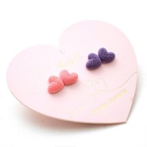 Yuko B. Soulmate Σκουλαρίκια Καρδιές Stainless Steel YB-500-366