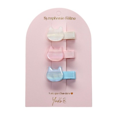 Yuko.B Symphonic Collection Feline Κοκαλάκια με Κλιπ YB-500-295