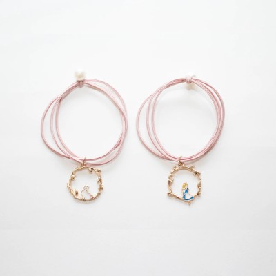 Yuko.B Alice Circle Σετ 2 Τεμαχίων Λαστιχάκια Μαλλιών YB-500-098