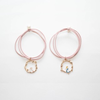 Yuko.B Alice Circle Σετ 2 Τεμαχίων Λαστιχάκια Μαλλιών YB-500-098