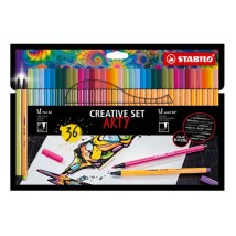Stabilo Arty Creative Μαρκαδόροι Σχεδίου Σετ 36 Τεμαχίων 8868/36/1/20