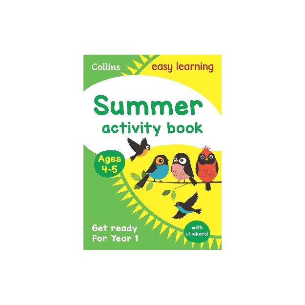 Reception to Year 1 Summer Activity Book with stickers