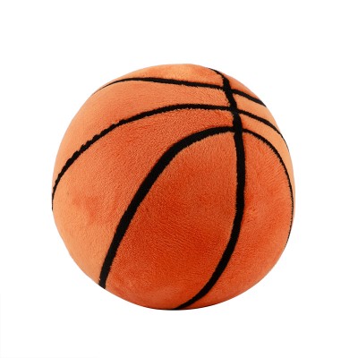 I-Total Παιδικό Διακοσμητικό Μαξιλάρι Μικρό Πορτοκαλί/Μαύρο Μπάλα Μπάσκετ XL2779P