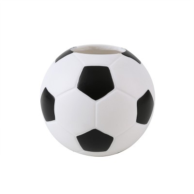 I-Total Pencil Holder Goal Πλαστική Μολυβοθήκη Λευκό/Μαύρο XL3034B
