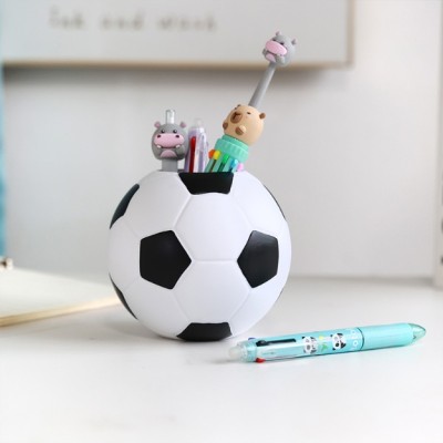 I-Total Pencil Holder Goal Πλαστική Μολυβοθήκη Λευκό/Μαύρο XL3034B