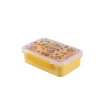 I-Total Lunch Box Capybara Πλαστικό Δοχείο Φαγητού Κίτρινο 650ml BPA FREE ID2027