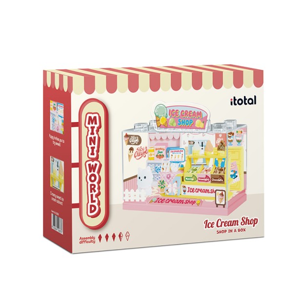 I-Total Mini World Shop In A Box ''Ice Cream Shop'' XL3529