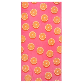 ESTIA ΠΕΤΣΕΤΑ ΘΑΛΑΣΣΗΣ MICROFIBER ΜΕ ΤΣΑΝΤΑΚΙ ORANGE POP
