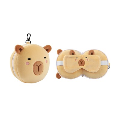I-Total Μάσκα Ύπνου Capybara Μπεζ Μ19xΠ18εκ. XL2527E
