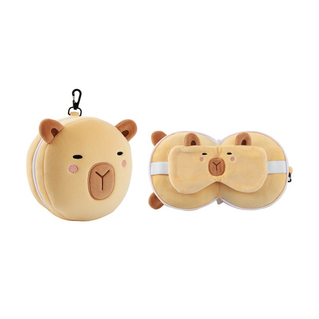 I-Total Μάσκα Ύπνου Capybara Μπεζ Μ19xΠ18εκ. XL2527E