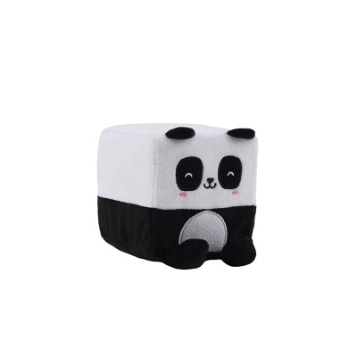 I-Total Παιδικό Διακοσμητικό Μαξιλάρι Squishy Cube Panda Μαύρο/Λευκό 10cm XL2784K