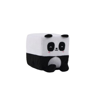 I-Total Παιδικό Διακοσμητικό Μαξιλάρι Squishy Cube Panda Μαύρο/Λευκό 10cm XL2784K