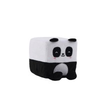 I-Total Παιδικό Διακοσμητικό Μαξιλάρι Squishy Cube Panda Μαύρο/Λευκό 10cm XL2784K