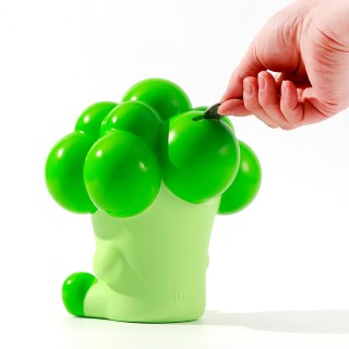 I-Total Παιδικός Κουμπαράς Πλαστικός Πράσινος ''Benny Broccoli'' XL2499D