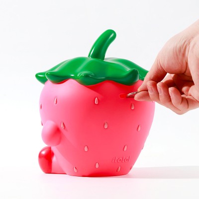 I-Total Παιδικός Κουμπαράς Πλαστικός Φούξια ''Stella Strawberry'' XL2499F