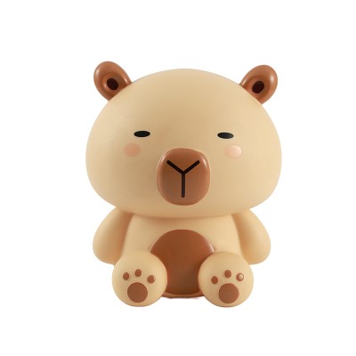 I-Total Παιδικός Κουμπαράς Πλαστικός Μπεζ ''Capybara'' 27cm XL2497B