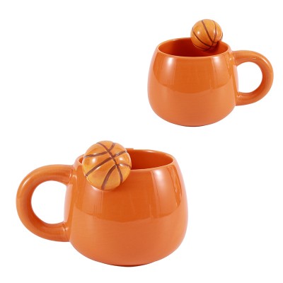 I-Total Κούπα Κεραμική Πορτοκαλί ''Basket'' 470ml XL2525K