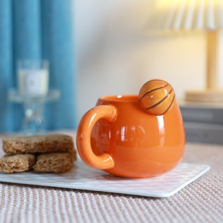 I-Total Κούπα Κεραμική Πορτοκαλί ''Basket'' 470ml XL2525K
