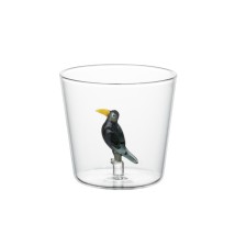 I-Total In-Glass Cup Γυάλινο Ποτήρι με Σχέδιο ''Raven'' XL3299