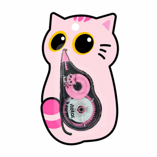I-Total Διορθωτική Ταινία Cat Lovers ''Pink Cat'' XL2607C