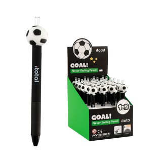 I-Total Never Ending Pencil Μαύρο ''Football'' XL2070M