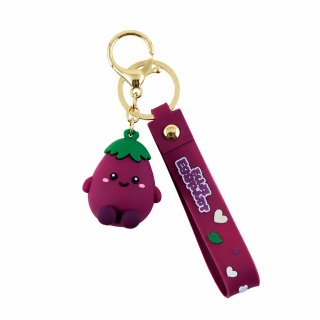 I-Total Μπρελόκ Μωβ ''Ellie Eggplant'' XL2944B