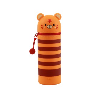 I-Total Κασετίνα Σιλικόνης Tiger Πορτοκαλί XL2482T