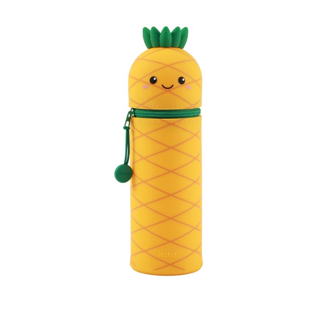 I-Total Κασετίνα Σιλικόνης Κίτρινη ''Poppy Pineapple'' XL2485H