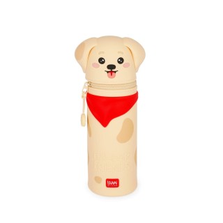 Legami Milano Κασετίνα Βαρελάκι Σιλικόνη Kawaii Μπεζ ''Golden'' KA0025