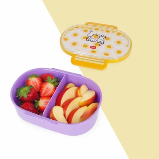 Legami Milano Snack Box Snack&Go ''Daisy'' Μωβ/Κίτρινο KSNB0002