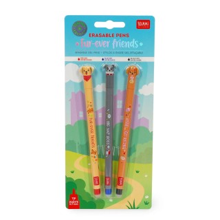 Legami Milano Set of Three Erasable Pens ''Fur-ever Friends'' 3 Τεμάχια EPSET0017