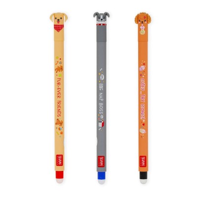 Legami Milano Set of Three Erasable Pens ''Fur-ever Friends'' 3 Τεμάχια EPSET0017