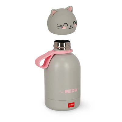 Legami Milano Isothermal Bottle for Kids Hot&Cold BFF ''Kitty'' Γκρι KSSB0003