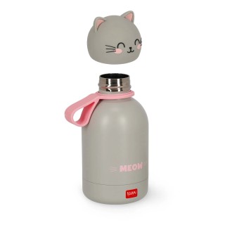 Legami Milano Isothermal Bottle for Kids Hot&Cold BFF ''Kitty'' Γκρι KSSB0003