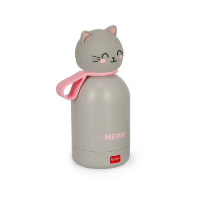 Legami Milano Isothermal Bottle for Kids Hot&Cold BFF ''Kitty'' Γκρι KSSB0003
