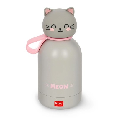 Legami Milano Isothermal Bottle for Kids Hot&Cold BFF ''Kitty'' Γκρι KSSB0003