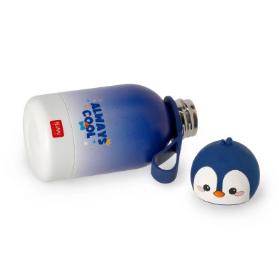 Legami Milano Isothermal Bottle for Kids Hot&Cold BFF ''Penguin'' Μπλε KSSB0007