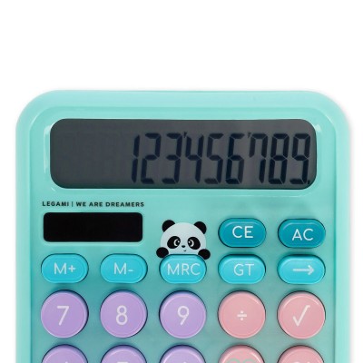Legami Milano Pocket Calculator ''Calcoolator Panda'' Πετρόλ CLT0001